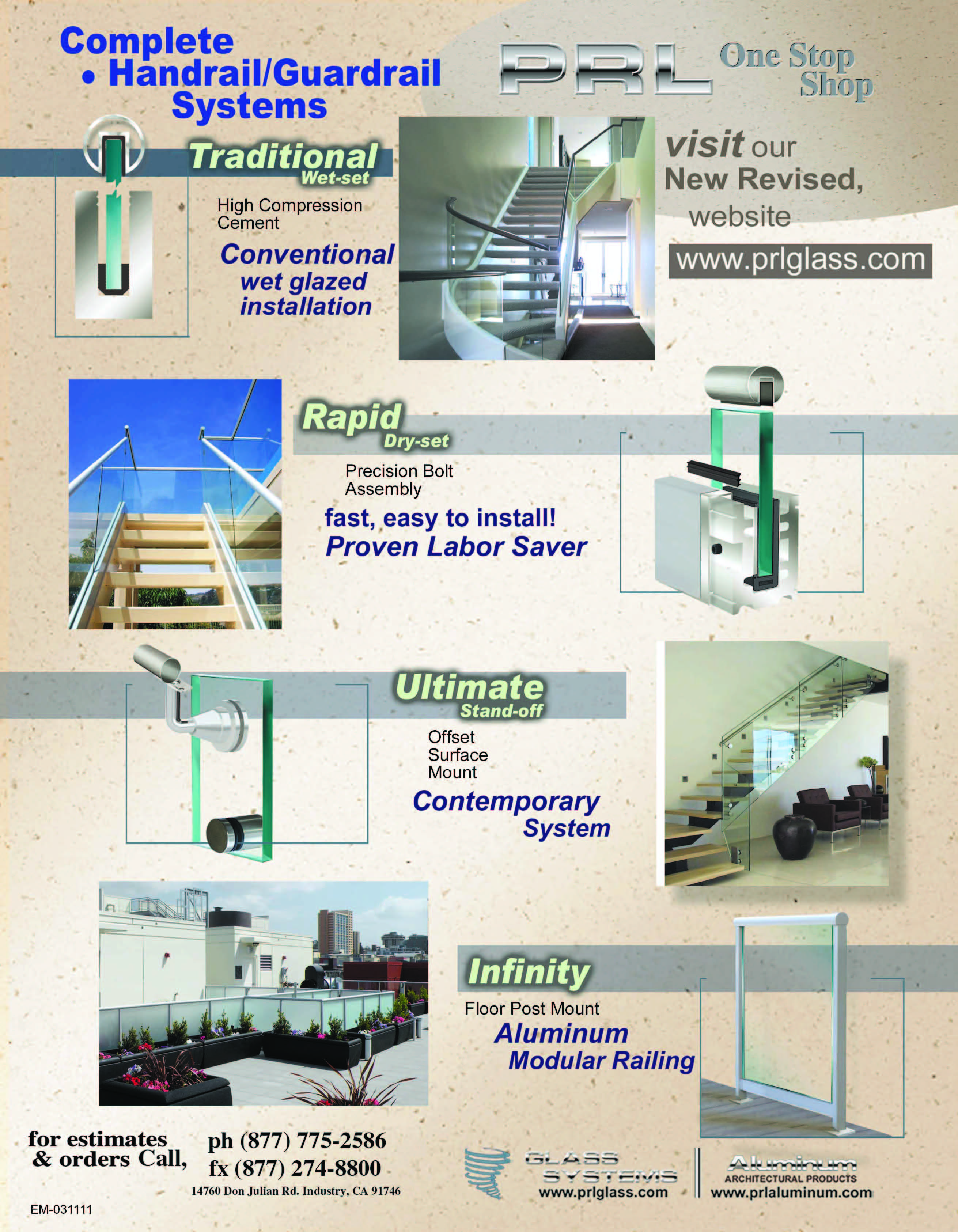 Complete Handrail and Guardrail Systems