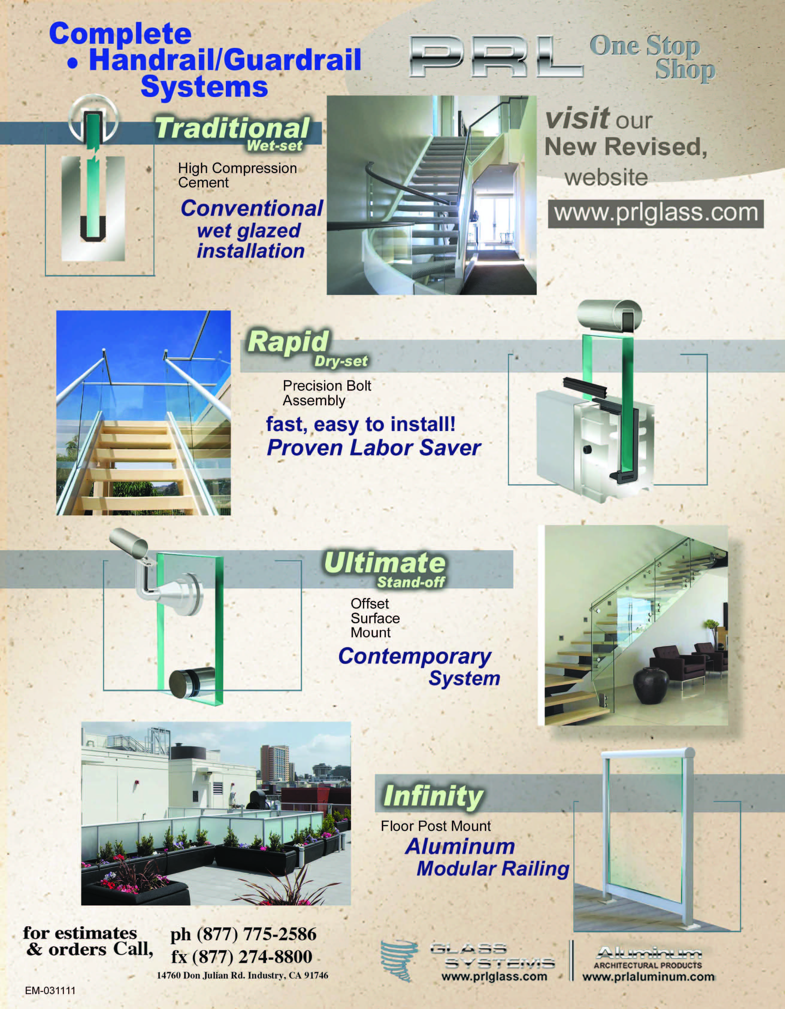 Complete Handrail and Guardrail Systems