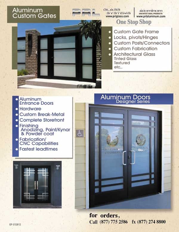 Architectural Glass and Aluminum Doors and Gates