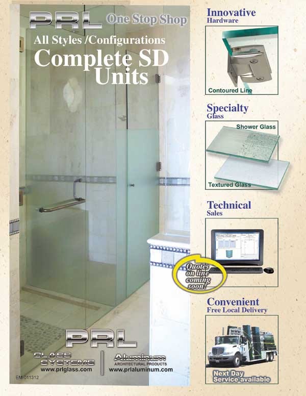 Complete Shower Door Units