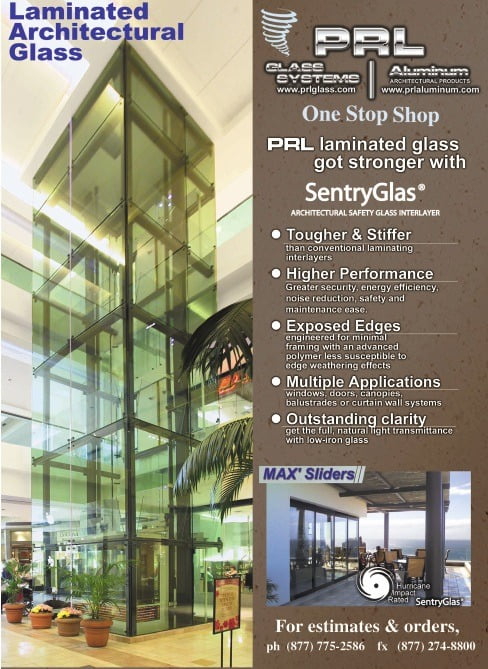 Laminated SentryGlas A More Structural Glass Inter-layer