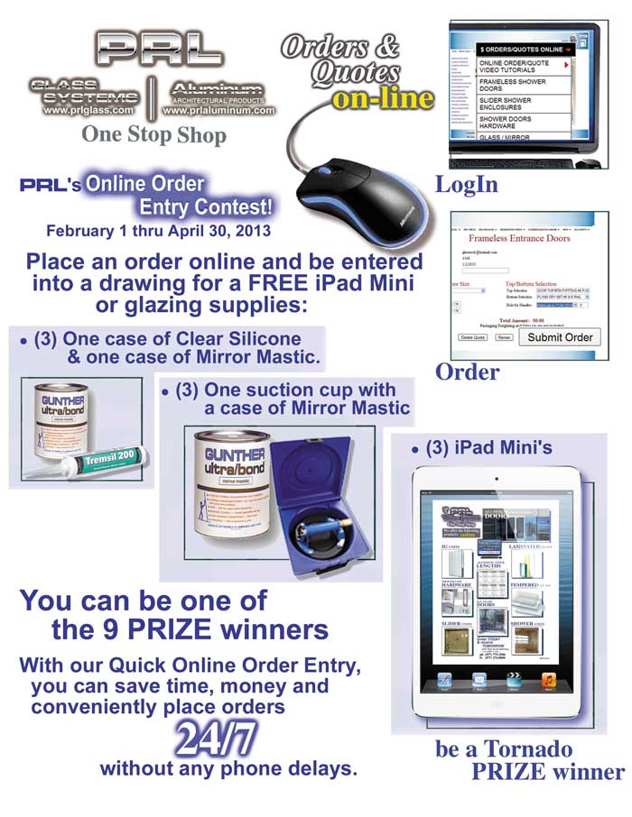 Buy Online and qualify to win an ipad Mini