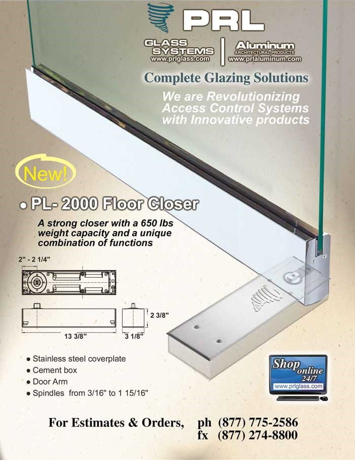 New PL-2000 HD Floor Closer