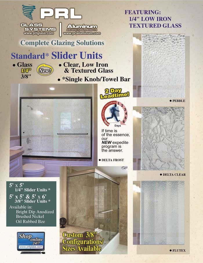 1/4″ & 3/8″ Frameless Glass By-Pass Doors