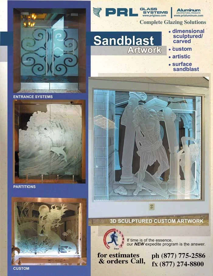 Sandblast Glass Creations at Its Max