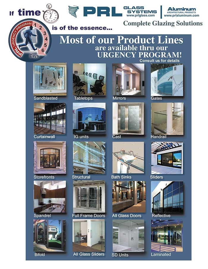 glazing products