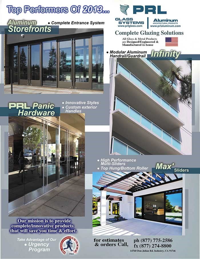 Top Performing Glazing Systems of 2013
