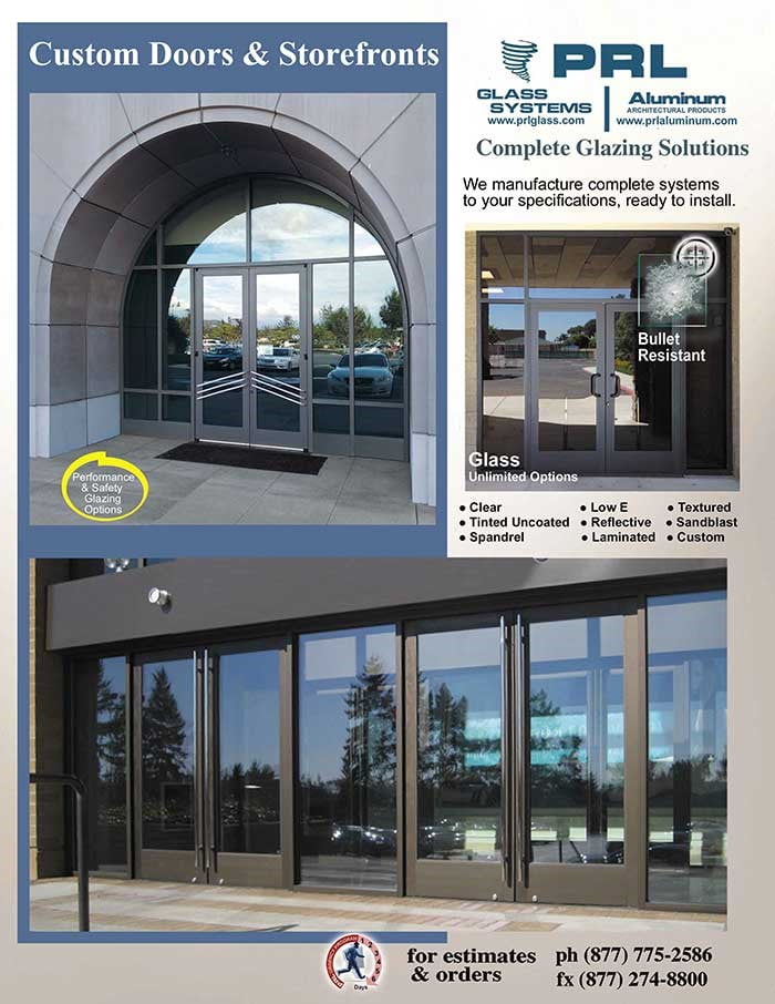 Aluminum Entrance Doors & Storefronts