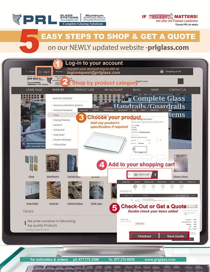 5 EASY STEPS TO SHOP & GET A QUOTE: