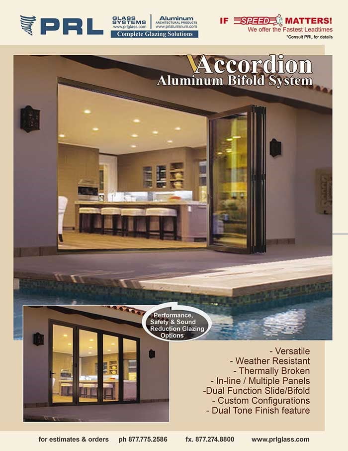 Accordion Aluminum Bifold Door System