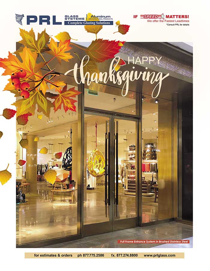 Thanksgiving Wishes from PRL Glass & Aluminum