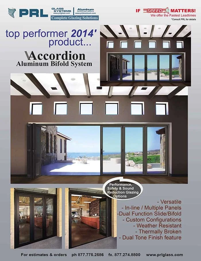 Accordion Aluminum Bifold Door System