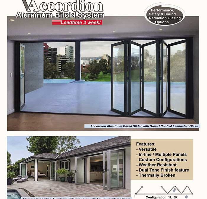 PRL’s Accordion Bifold Door Systems, One of Our Top Sellers!