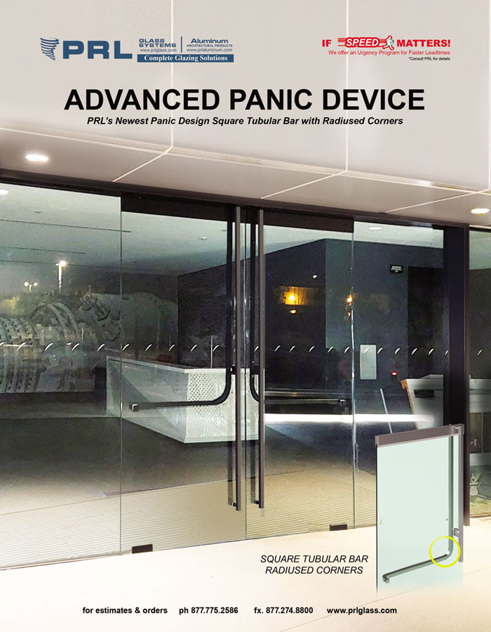 Advanced Panic Device – Square Tubular Bar with Radiused Corners