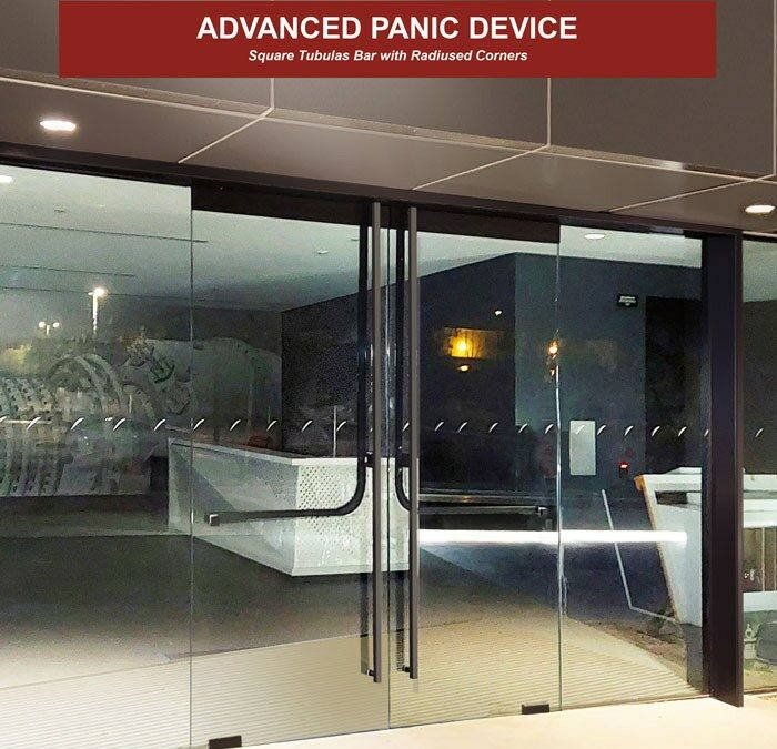 New Advanced Style Panic Device – Square Tubular Bar Design with Radius Corners
