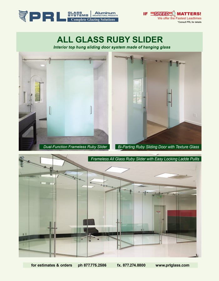 Buy Ruby All-Glass Sliding Doors Space Saving Interior Doors with Limitless Views!