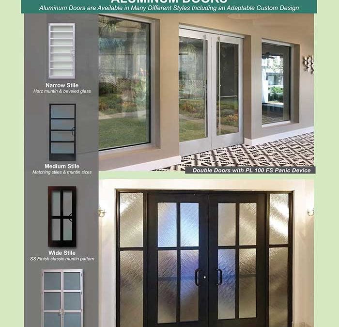 Exterior Aluminum Entry Doors. Glass Types, Hardware & More at PRL!