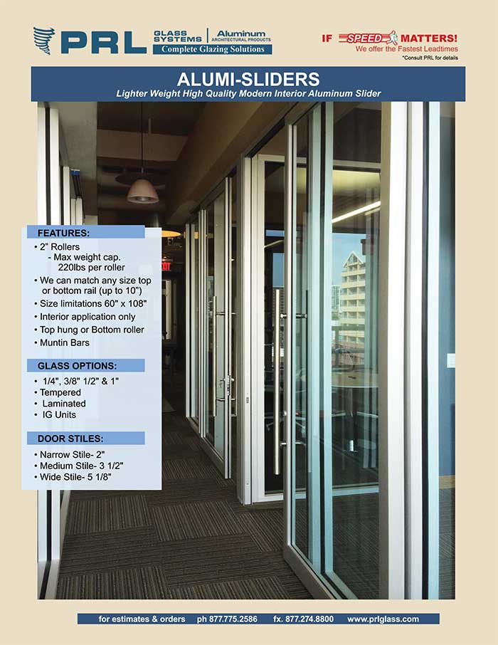 Interior Sliders. Find Out Why PRL’s Aluminum Sliding Doors Are So Popular