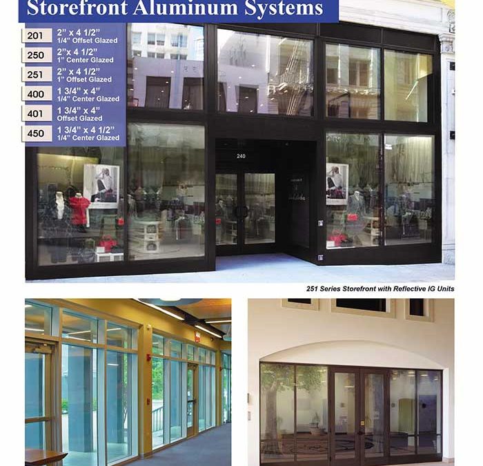 Your Single Source Supplier for Aluminum Storefronts