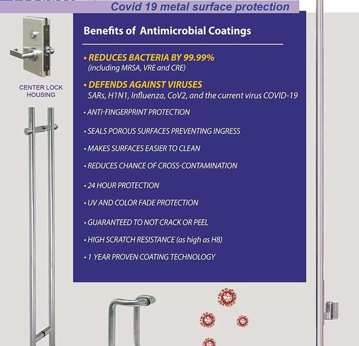Protect Metal Surfaces under constant contact with Our New Antimicrobial Coating.