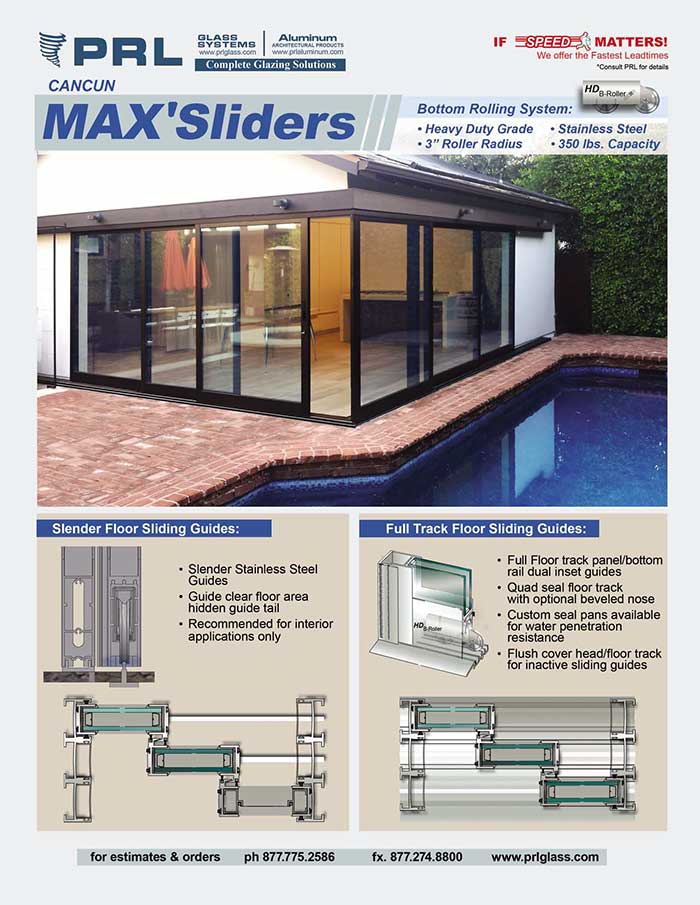 PRL’s Cancun Bottom Rolling Max Sliders: A smart solution for your project!