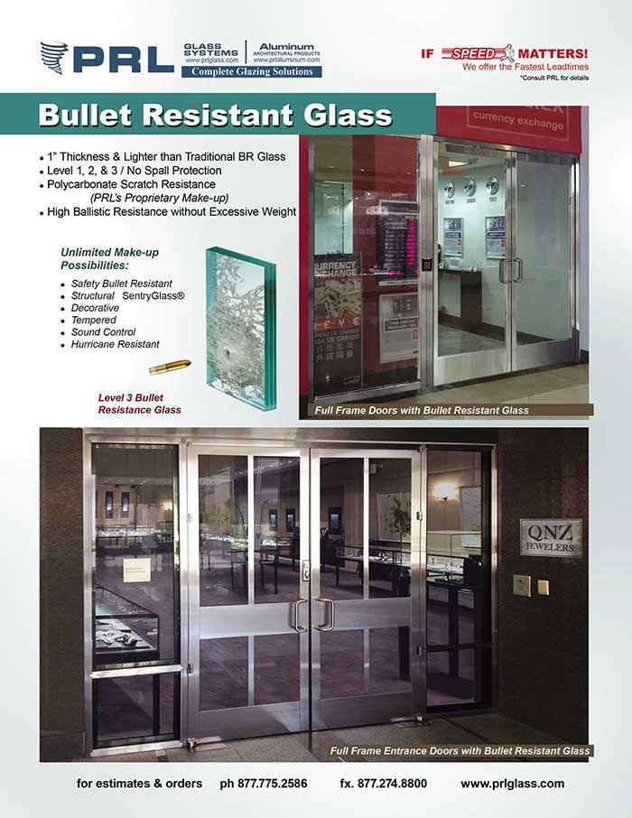 bullet resistant glass