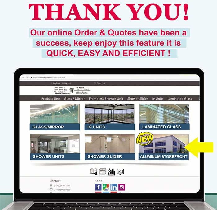 Buy Storefront Stock Lengths at PRL. Save Time & Order Online!