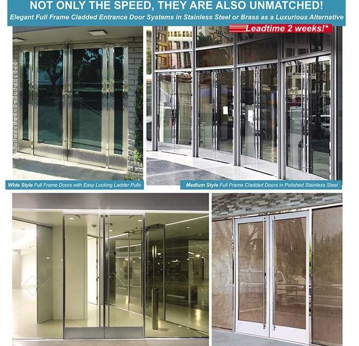 PRL’s Cladded Entrance Door Systems are not only the speed of delivery, but they are also unmatched!