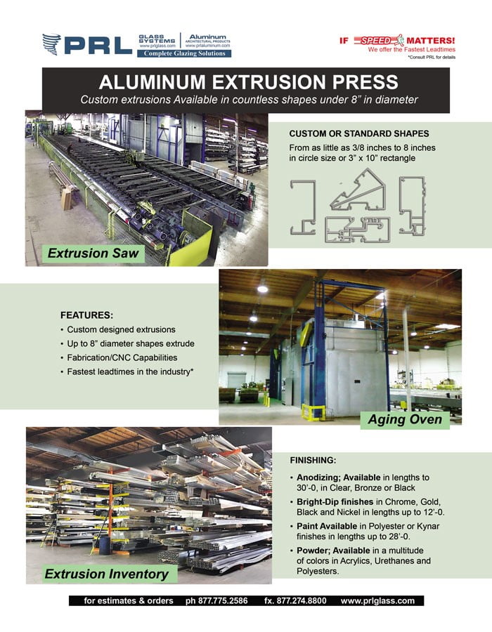 Custom Aluminum Extrusions. Quick Turnaround, High Quality One-Stop Shop