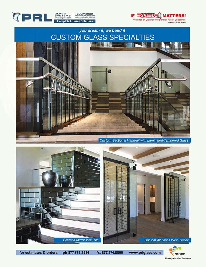 PRL’s Custom Glass Specialties. If You Can Envision It, We Can Create It