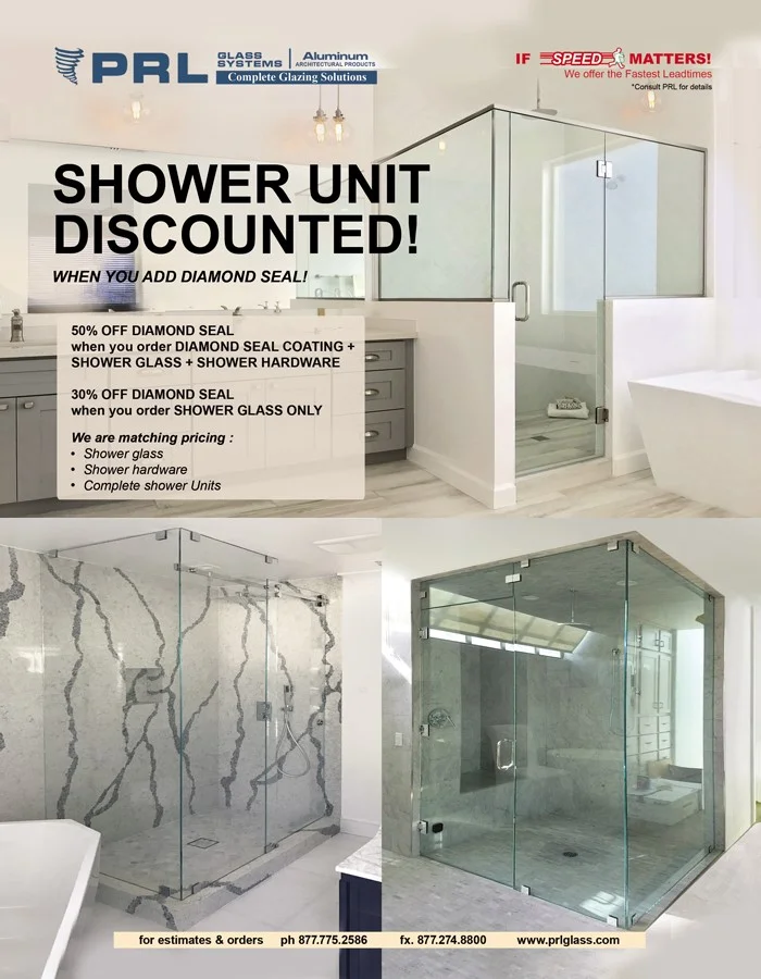 Unlock a Splash on Your Next Complete Shower Order! 50% OFF Diamond Seal!