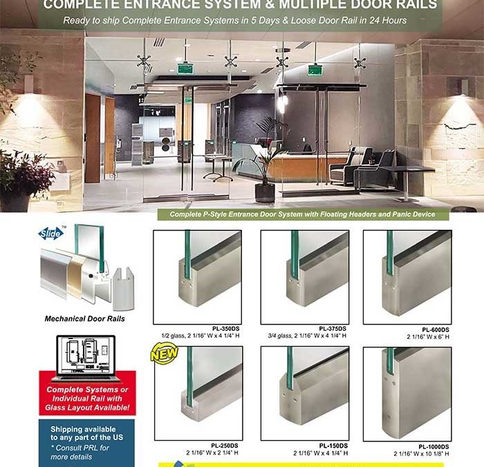 PRL Door Rails will Complete Your Stunning Glass Door Entrance