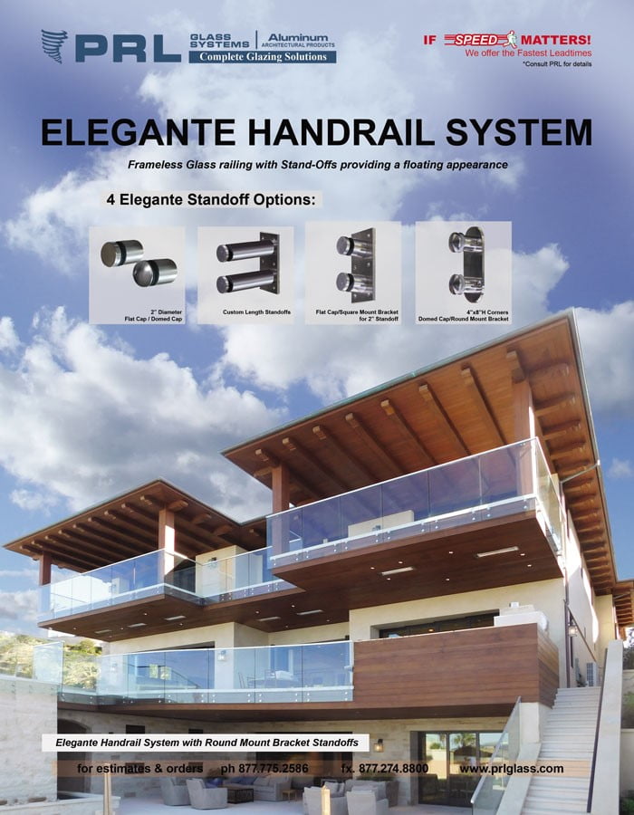 Elegante Handrail Systems. Turn the Ordinary into the Extraordinary at PRL!