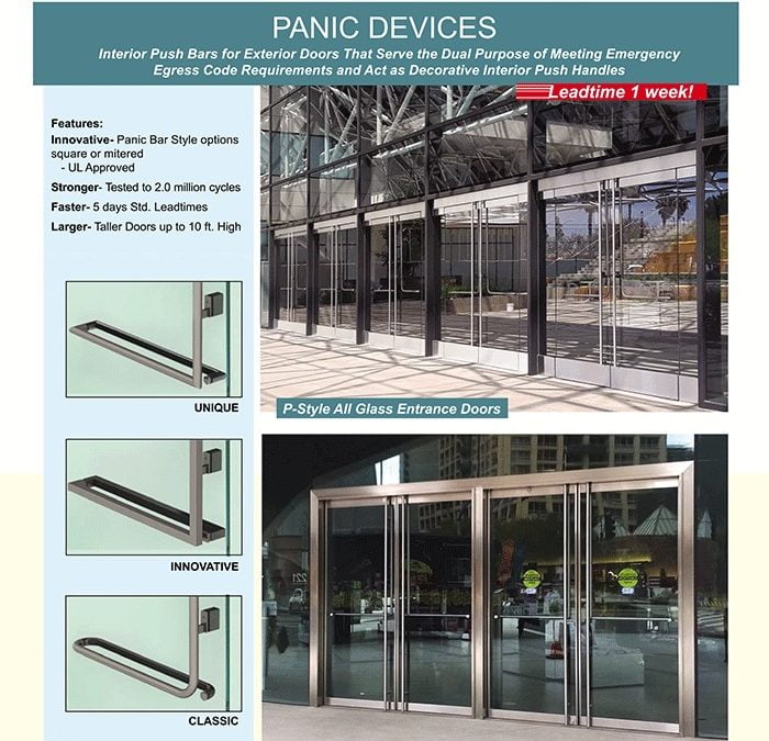 PRL Panic Devices. Strength & Sophistication for Emergency Exit Doors