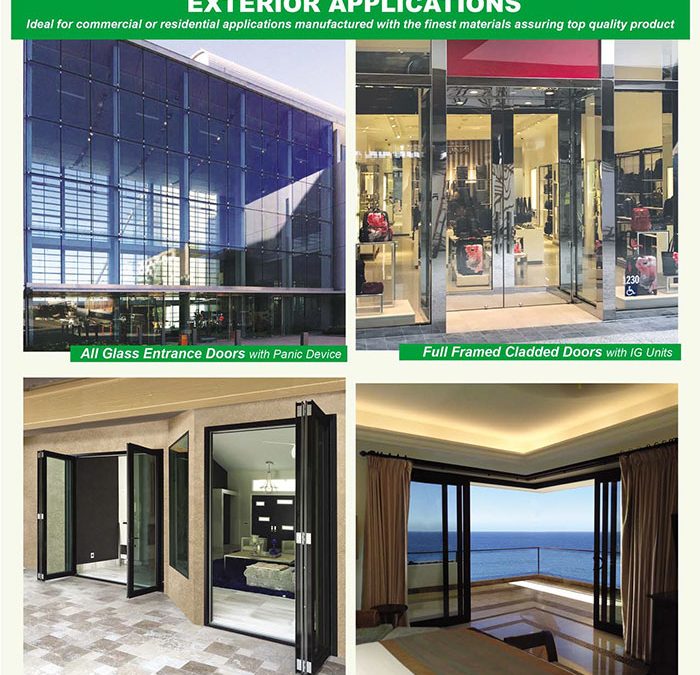 PRL’s Exterior Glass Door Applications