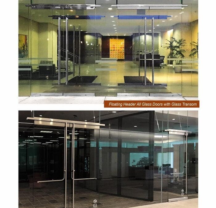 Floating Headers | Build Exquisite All-Glass Entrance Doors with PRL!