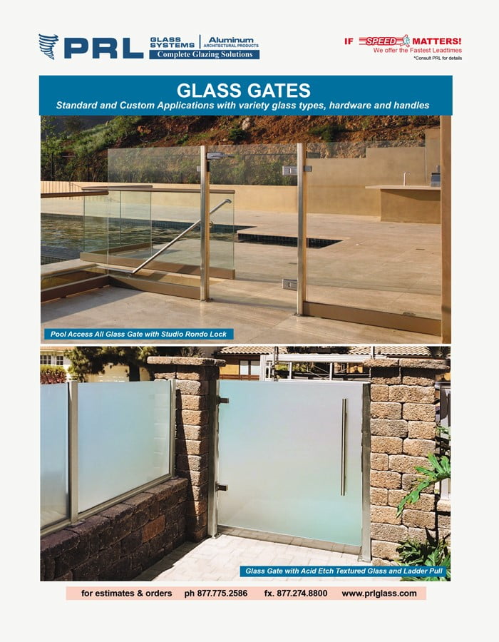 Frameless Glass Gates