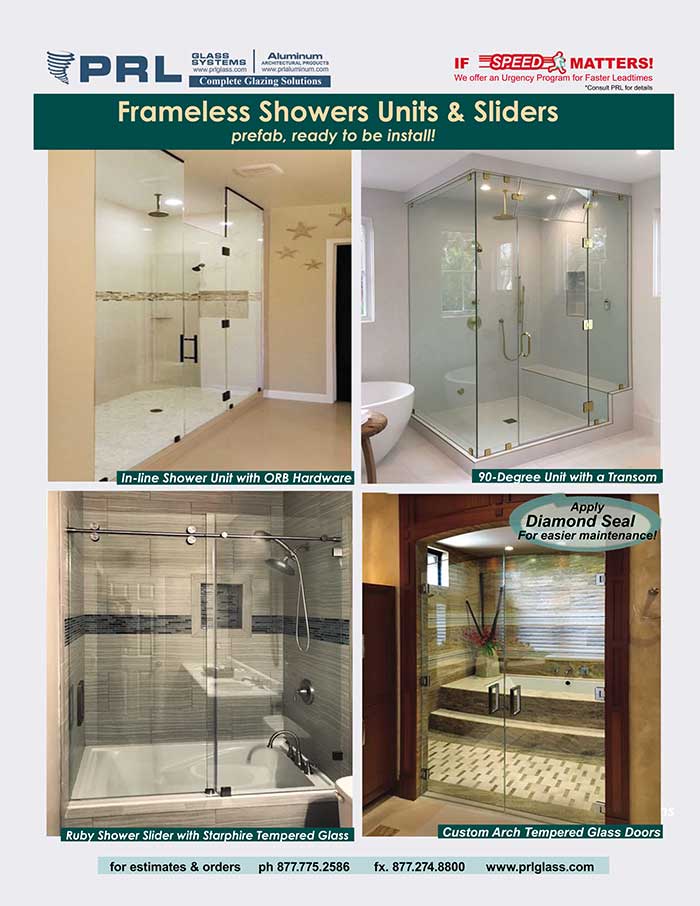 Frameless Shower Units & Sliders