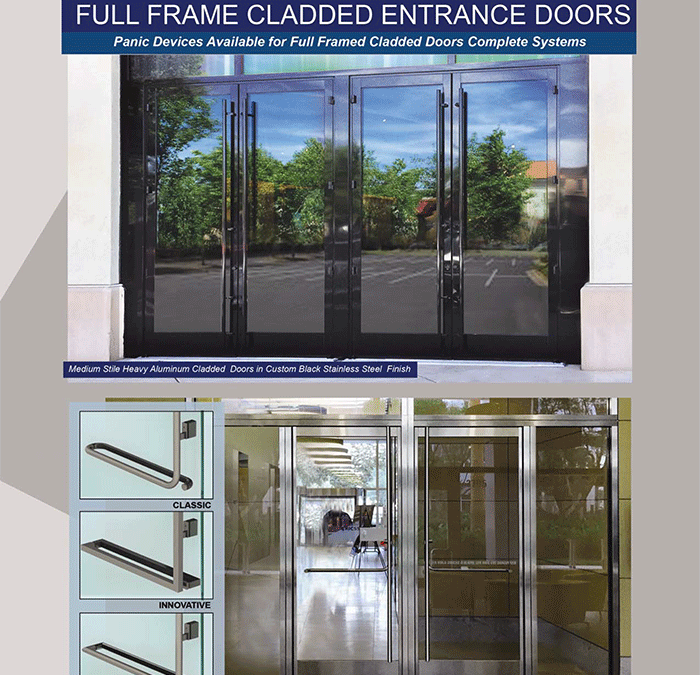 PRL Full Frame Cladded Doors Including Panic Device