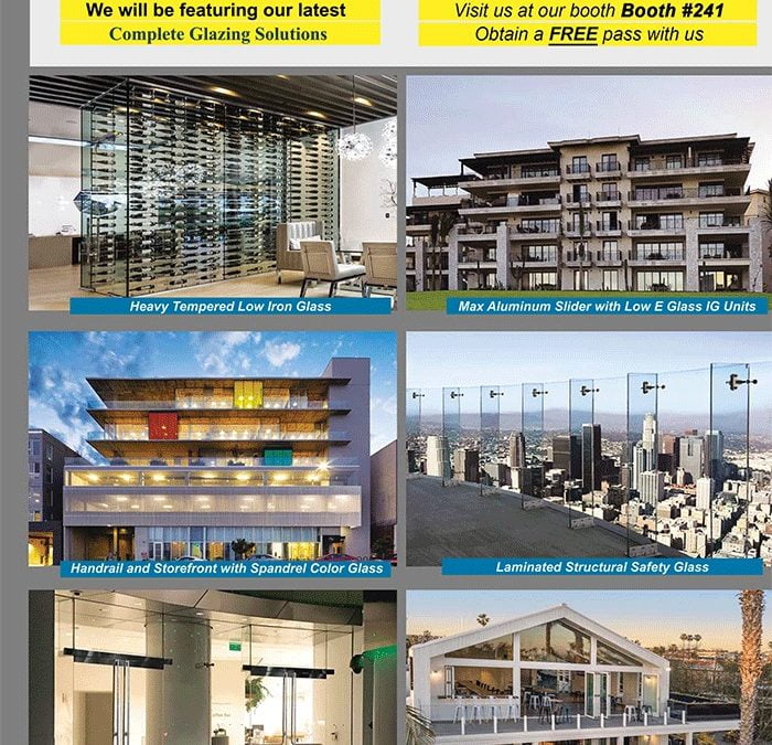 Invitation to visit the PRL Glass/Aluminum booth at glass build 2018