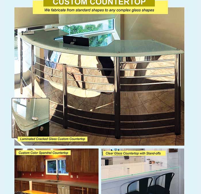 Glass Countertops at PRL. Experience the Benefits with Us!