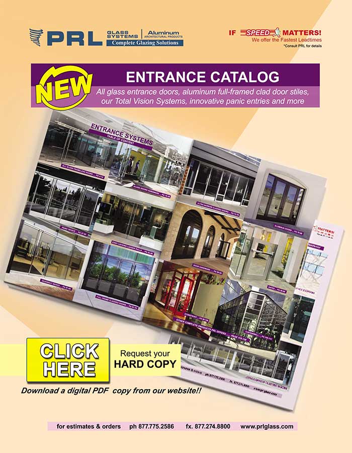 glass entrance door catalog