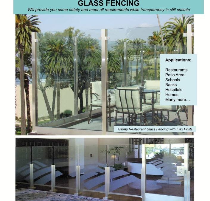 PRL’s Glass Fences. Get Flex Posts & Glass Panels for your next project!