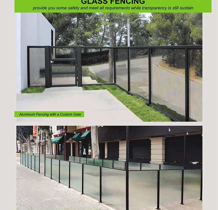 Aluminum Framed Glass Fencing. How Many Designs? See at PRL!
