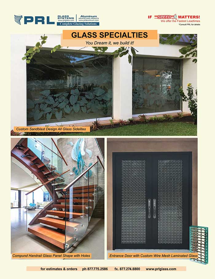 PRL’s Custom Glass Specialties. You dream it, we build it!