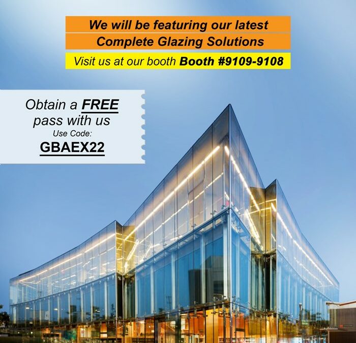 Come See PRL at GlassBuild America PRL’s Booth Numbers: 9108 & 9109. Free Registration Code: GBAEX22