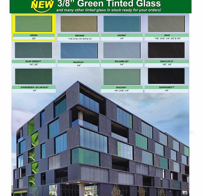 PRL is Proud to Announce We Now Carry 3/8″ Green Tinted Glass!