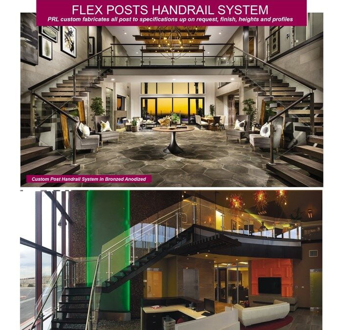 Handrail and guardrail custom post. Makes installation easier and faster, no special tools required