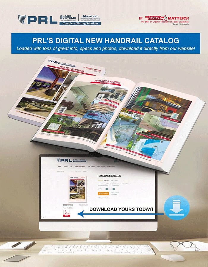 PRL’s New Digital Handrail Catalog. Systems, Components, Gates & More!