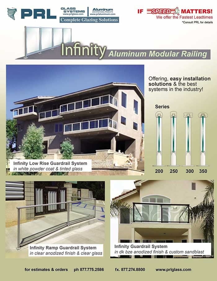 PRL’s Infinity Glass Guardrail System